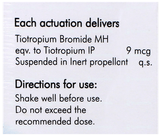 Tiotropin 9 Inhaler 120Mdi